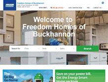 Tablet Screenshot of freedomofbuckhannon.com